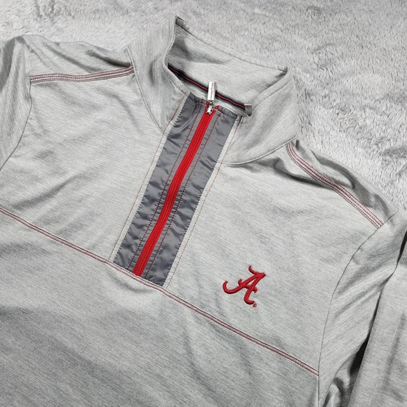 Tommy Bahama Other - Alabama Crimson Tide Shirt Mens Medium Football Tommy Bahama Island Zone 1/4 Zip